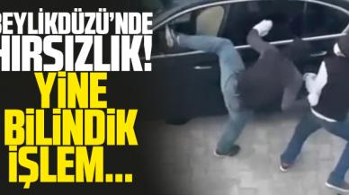 Beylikdüzü'nde hırsızlık! Lüks aracın binlerce liralık ekranını çaldılar!