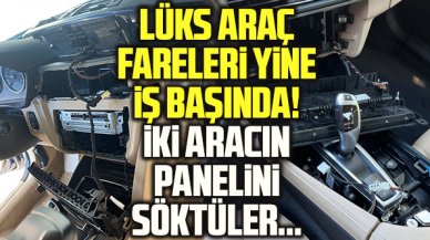 Avcılar'da lüks araçlardan ön panelleri çaldılar!