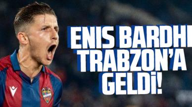 Trabzonspor'un yeni transferi Enis Bardhi Trabzon'da