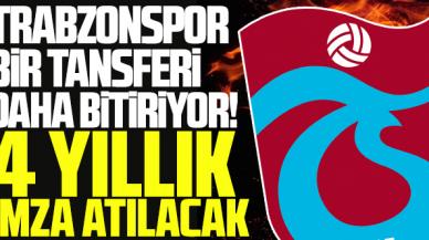 Trabzonspor'da bir transfer daha bitiyor! 4 yıllık imza atılacak