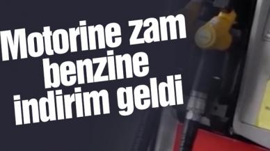 Motorine zam benzine indirim