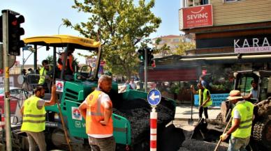 Maltepe’nin cadde ve sokaklarında asfalt serimi başladı