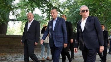 Cumhurbaşkanı Erdoğan'dan Central Park'ta yürüyüş