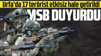 Şanlıurfa'da 17 terörist etkisiz hale getirildi