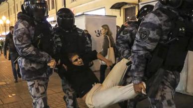 Rusya'da seferberliğe karşı protesto