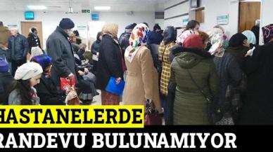 Hastanelerden randevu alınamıyor