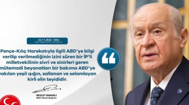 Devlet Bahçeli: Teröristleri aklıyorlar!