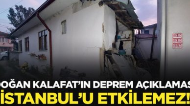 Doç. Dr. Doğan Kalafat: İstanbul'u etkilemez!