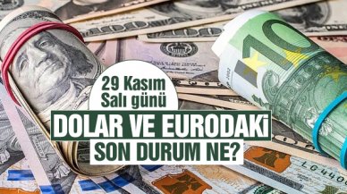 29 Kasım 2022 Salı dolar ve euro ne kadar? Alış ve satış fiyatları