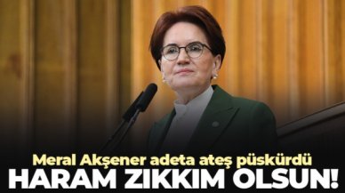 Meral Akşener: Haram zıkkım olsun!