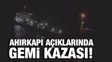 Ahırkapı açıklarında gemi kazası