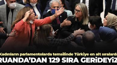 Kadınların parlamentolarda temsil edilme noktasında Türkiye en alt sıralarda!