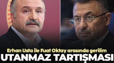 İYİ Parti Grup Başkanvekili Erhan Usta ile Cumhurbaşkanı yardımcısı Fuat Oktay arasında utanmaz tartışması