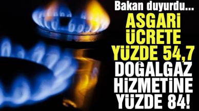 Doğalgaz hizmet bedellerine yüzde 84 zam!