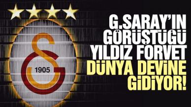 Galatasaray'ın görüştüğü yıldız forvet dünya devine gidiyor!