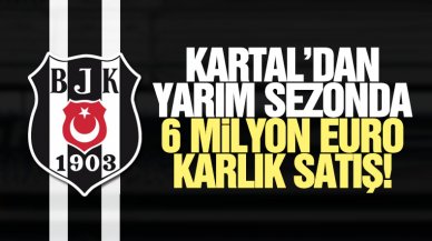 Beşiktaş'tan yarım sezonda 6 milyon euro karlık satış! Flaş transfer...