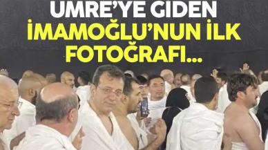 Umre'ye giden Ekrem İmamoğlu'nun fotoğrafı gündeme oturdu