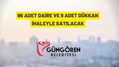 Güngören Belediyesi 96 adet daireyi ve 9 adet dükkanı ihaleyle satacak