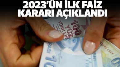 Merkez Bankası 2023 yılının ilk faiz kararını açıkladı