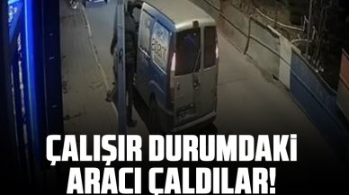 Pendik'te çalışır durumdaki aracı çaldılar!