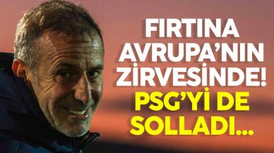 Trabzonspor Avrupa'da zirveye oturdu! PSG'yi de solladı...