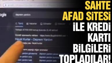 Sahte AFAD sitesi ile dolandırıcılık! Binlerce kişinin kredi kartı bilgilerini çaldılar