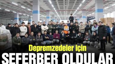 Ümraniyeli gençler depremzedeler için seferber oldu