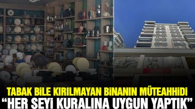 Tabak bile kırılmayan binanın müteahhidi konuştu: Her şeyi kuralına göre yaptım, deprem değil bina öldürüyor