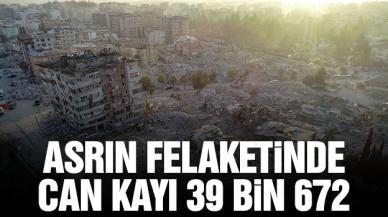 Asrın felaketinde 13. gün; can kaybı 39 bin 672