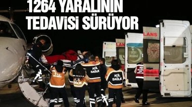 Deprem bölgesinden İstanbul’a getirilen 1264 yaralının tedavisi sürüyor