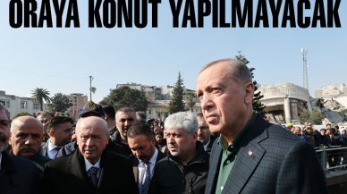 Oraya konut yapılmayacak