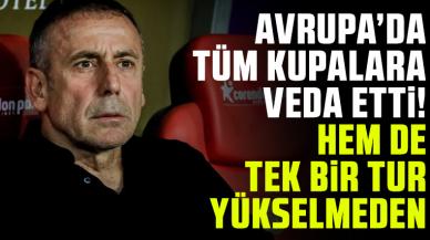 Trabzonspor Avrupa'daki tüm kupalara tur atlamadan veda etti