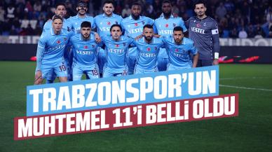 Trabzonspor'un Ümraniyespor maçı muhtemel 11'i belli oldu! Abdullah Avcı 3 puan istiyor