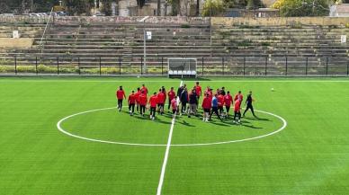 KKTC'nin Çetinkaya TSK futbol takımı ara bölgedeki tarihi sahasına 8 yıl sonra kavuştu