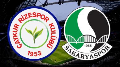 Çaykur Rizespor Sakaryaspor maçı canlı izle