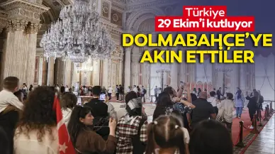 Cumhuriyet Bayramı’nda Dolmabahçe Sarayı’nda 29 Ekim izdihamı!