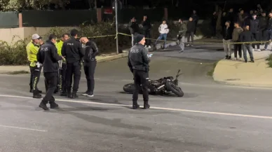 Arnavutköy'de feci kaza! Motorla kafa kafaya çarpışan motosikletli öldü!