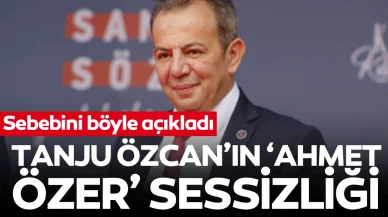 Bolu Belediye Başkanı Tanju Özcan, Ahmet Özer'in tutuklanmasına neden sessiz kaldı? Sebebini böyle açıkladı