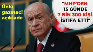 Şok açıklama: MHP'den binlerce kişi istifa etti