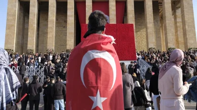 Atatürk'ün vefatının 86'ncı yıl dönümünde Anıtkabir'e yoğun ziyaretçi!