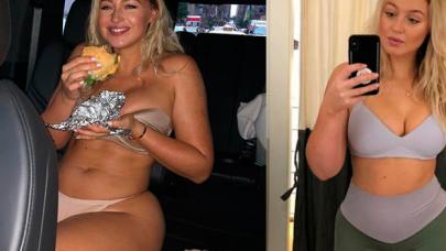 Iskra Lawrence hamburger fotoğrafıyla ateş saçtı