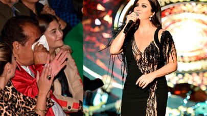 Tatlıses Sibel Can'ın konserinde ağladı