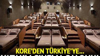 Yataklı sinema salonu hizmete girdi!