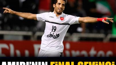 Vahid Amiri'nin final sevinci