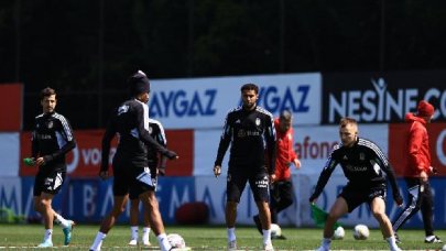 Beşiktaş taktik ve kondisyon çalıştı