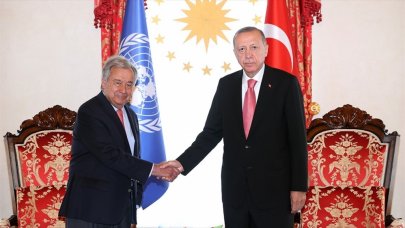 Cumhurbaşkanı Erdoğan, BM Genel Sekreteri Guterres ile görüştü