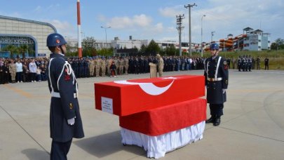 Şehit astsubay, memleketine uğurlandı