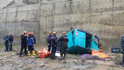 Rize'de trafik kazası : 4 ölü, 1 yaralı