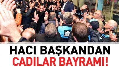 Hacı başkandan cadılar bayramı