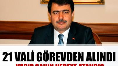 Valiler kararnamesi: 21 ilin valisi görevden alındı